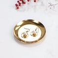thumbnail image 4 of Stainless Steel Decorative Tray Small Brass Tray, 4 of 5