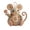 #A05-B, variant on Patchwork Mouse DIY Kit, Cute Mouse Ornament DIY Kit, with Floral Fabric, Stuffing, Buttons, Handmade Sewing Craft Set, for Mouse Making, for Adults, Beginners Gift for Birthdays, Holidays