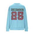 thumbnail image 3 of Long Sweatshirts for Women, Solid Color Loose Fitting Hoodless Sweatshirts, 3 of 5