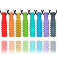 thumbnail image 1 of Collar masticable Hoaisun Sensory para niños y niñas, paquete de 8, 1 of 7