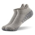 thumbnail image 2 of 6 Pairs Sports Ankle Socks Athletic Low-cut Socks Thick Knit Autumn Winter Socks Fitness Breathable Quick Dry Socks Wear-resistant Warm Socks Lightweight -skid No-Show Socks For Marathon R, 2 of 7