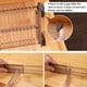 thumbnail image 5 of Muyoka 2 separadores de cajones ajustables, separadores de cajones extensibles, organizador de cajones de plástico para cocina, dormitorio, baño, armario, tocador, cajón de bebé, escritorio de oficina Muyoka Hogar, 5 of 6