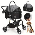 thumbnail image 1 of SKISOPGO 3-in-1 Pet Stroller For Small And Medium-sized Dogs And Cats, Foldable, 1 of 5