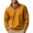 Orange, variant on Blekii Men's Fleece Lined Quarter Zip Sweatshirt, Thickened Stand Collar Pullover Top, Solid Color Warm Layer for Winter, Soft Plush Interior, Casual Sporty Design, Ideal for Cold