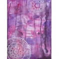 thumbnail image 2 of Varacek, Pam 19x24 Black Ornate Wood Framed with Double Matting Museum Art Print Titled - Purple Positive Vibes, 2 of 4