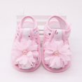 thumbnail image 2 of Xinhuaya Summer Baby Girl First Walker Shoes Flower Stitching Hollow Cotton Casual Shoes, 2 of 6