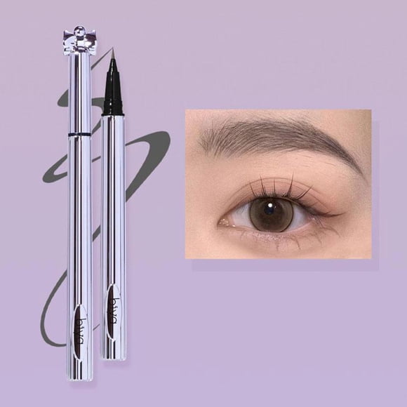 SharkTRUE Biya Liquid Eyebrow Pencil Soft Brush Tip Line Smooth Long-lasting Sweatproof Natural H3X1 Makeup Cosmetic