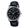 thumbnail image 1 of Reloj Casio Mtp-v001l-1b Hombre Correa Negro Bisel Plateado, 1 of 8