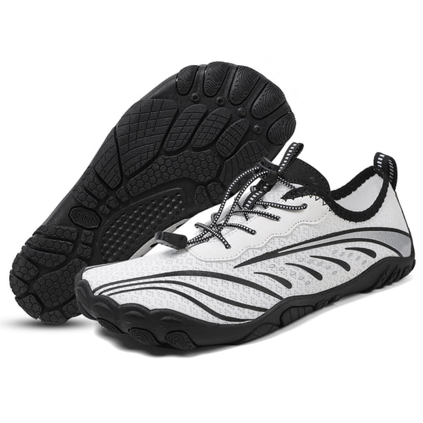 Zapatos de agua unisex descalza Beach sin deslizamiento para deportes (36) blanco