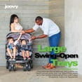 Joovy Scooter X2 Double Stroller with Snack Trays Charcoal
