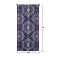 thumbnail image 5 of Blue Ethnic Paisley Pattern Shower Curtain 36"x72" ,Bathroom Decorative Shower Curtains Set with 12 Hooks,Modern Waterproof Washable Shower Curtain, 5 of 6
