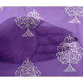 thumbnail image 5 of oneOone Viscose Chiffon Purple Fabric Block Quilting Supplies Print Sewing Fabric By The Yard 42 Inch Wide-3Y, 5 of 6