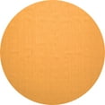 thumbnail image 1 of Ahgly Company Indoor Round Abstract Orange Contemporary Area Rugs, 3' Round, 1 of 1