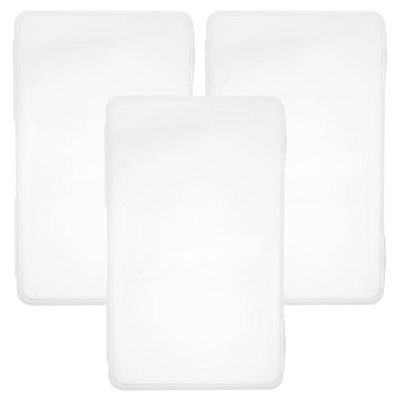 3Pcs Card Holder Case Box Business Card Organizer Clear Card Case Id Holder Credit Card Holder