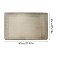 thumbnail image 3 of Zynviq Area Rugs Solid Color 23.6" X 15.7" Throw Rug Linen Washable Rectangular Khaki Small Rug for Sofa, 3 of 6