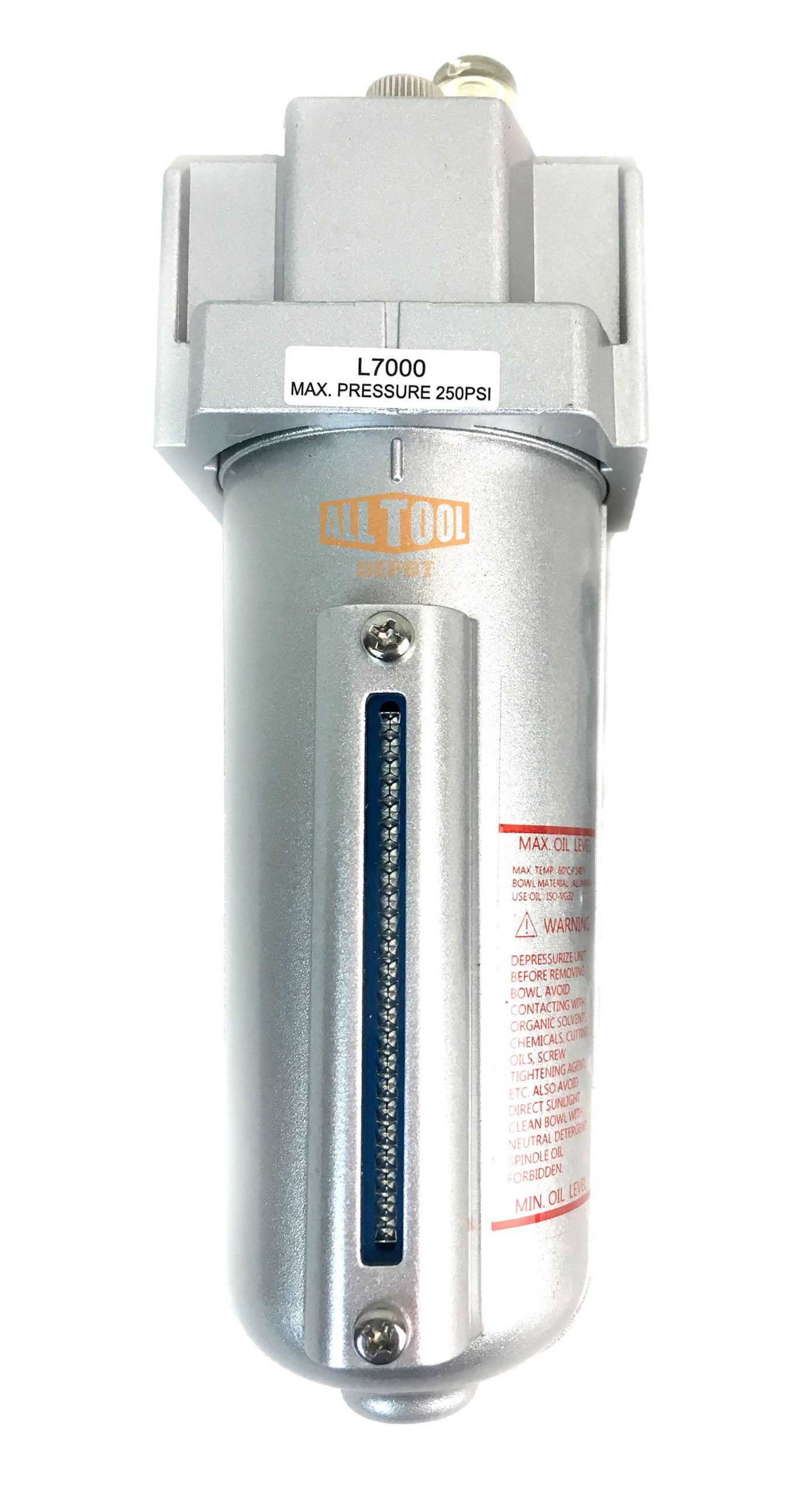 1/2” NPT HEAVY DUTY Lubricator Oiler For Compressed Air Lubricate