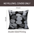 thumbnail image 2 of LALILO Throw Pillow Covers Black And White Dot Polka Baby Big Cushion Cover 18" x 18", 1895 Pack, 2 of 6