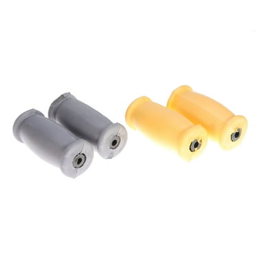 Raindrops Yellow Rubber Crutch Hand Grip for Most Aluminum or Wood Crutches Durable Nonslip Easy to Install 7.5 inches