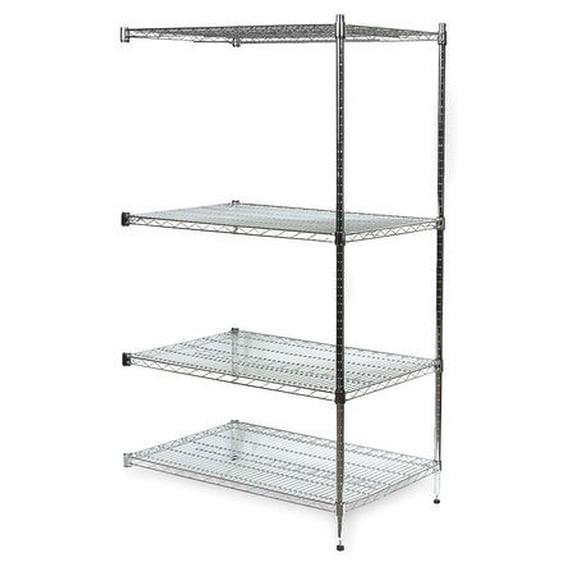 Value Brand Silver Wire Shelving Unit