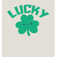 thumbnail image 2 of St Pats Lucky Clover Sand Adult Long Sleeve Hoodie-3XL, 2 of 3