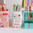 thumbnail image 4 of Pen Holder Refrigerator Shape Cartoon Pencil Holder Cosmetics Holder for Desk, 4 of 9