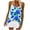 Blue, variant on Spring Tops for Women Tank Tops for Women under $5 Womens Sleeveless Tops Fashion Women's Summer Round-Neck Sleeveless Print Casual CamisTop Blouse
