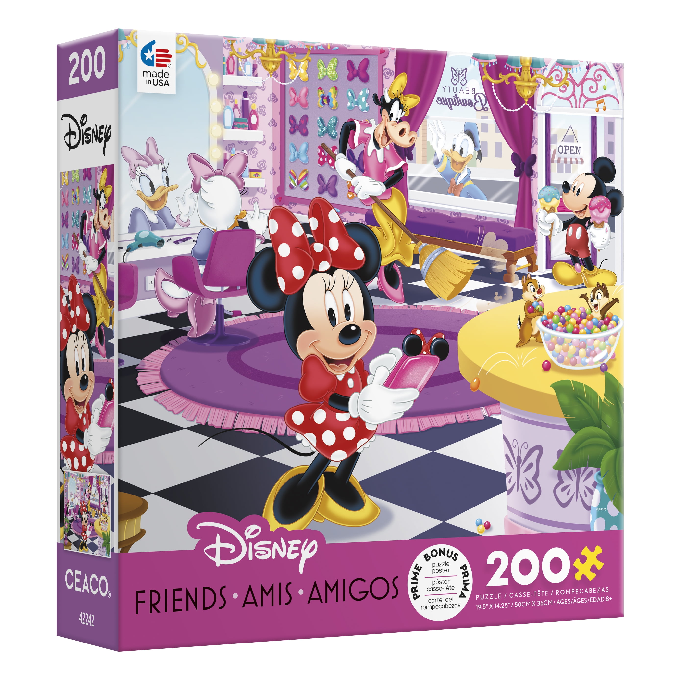 Ceaco Disney Minnie's Bowtique 200 Piece Kids Oversized Jigsaw