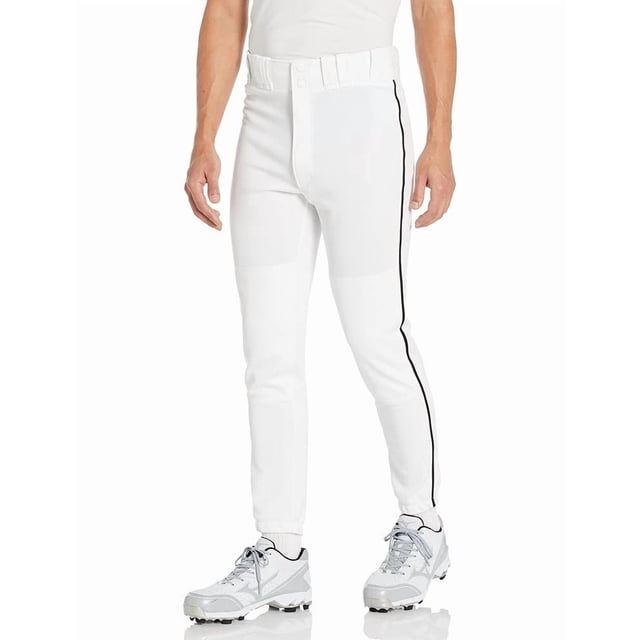 Pantalón Premier para Hombre Mizuno con Ribete Blanco y Negro Talla XX-Large