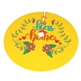 thumbnail image 3 of Kll 48" Christmas Tree Skirt Bless This Home Xmas Tree Skirts Mat For New Year Xmas Holiday Party Indoor Outdoor Home Decoration, 3 of 9