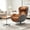 Caramel, variant on Nouhaus Heated Classic Massage Chair Full Body and Spot Massaging Recliner with Ottoman, Bluetooth Speaker, in-Chair Charger Mellow Sand