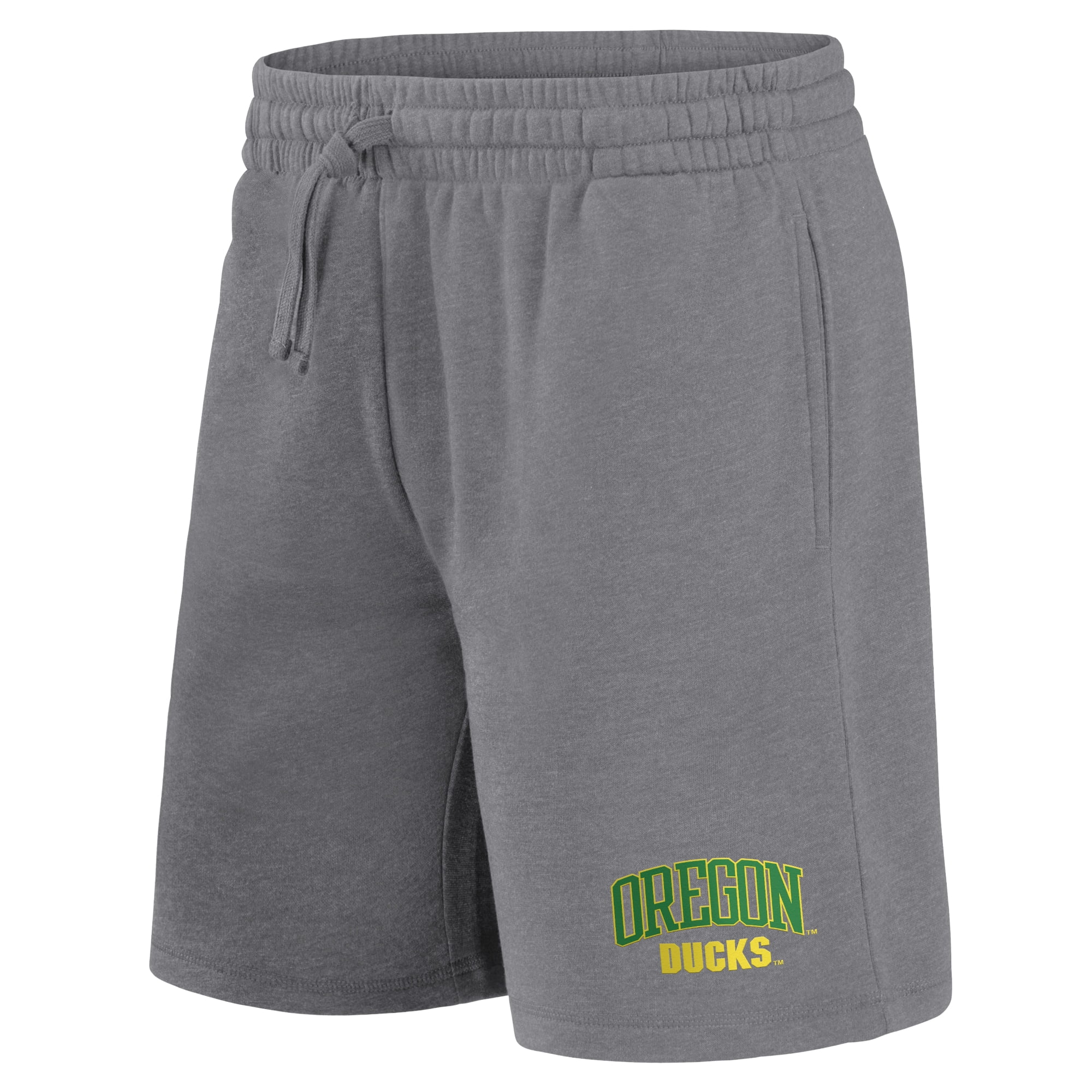 Men's Fanatics Branded Heathered Gray Oregon Ducks Level Playing Field Shorts