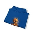 thumbnail image 4 of Pumpkin Skull Dot Day Unisex Heavy Blend™ Hooded Sweatshirt, 4 of 9