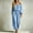 Sky Blue, variant on Gamivast Women's Off The Shoulder Jumpsuit Casual Summer Short Sleeve Romper High Waisted Elastic Long Pant Playsuit Flowy Boho Lounge Wear with Pockets for Beach Vacation Party Beige S