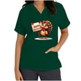 thumbnail image 2 of Sexlip Women's Cartoon Print Short Sleeve T Shirt Cute Design Soft Fabric Daily Casual Wear Green XXL, 2 of 7