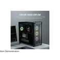 thumbnail image 3 of Corsair CC-9011210-WW Mid-tower Computer Case with Fans, Black, 3 of 10