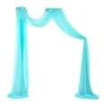 thumbnail image 2 of Tela de gasa drapeada con arco de boda reutilizable para ceremonia de compromiso 1x azul cielo, 2 of 9