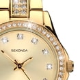 thumbnail image 5 of Sekonda Dress Ladies 27mm Quartz Watch in Gold with Analogue Display, and Gold Alloy Strap 2020, 5 of 6