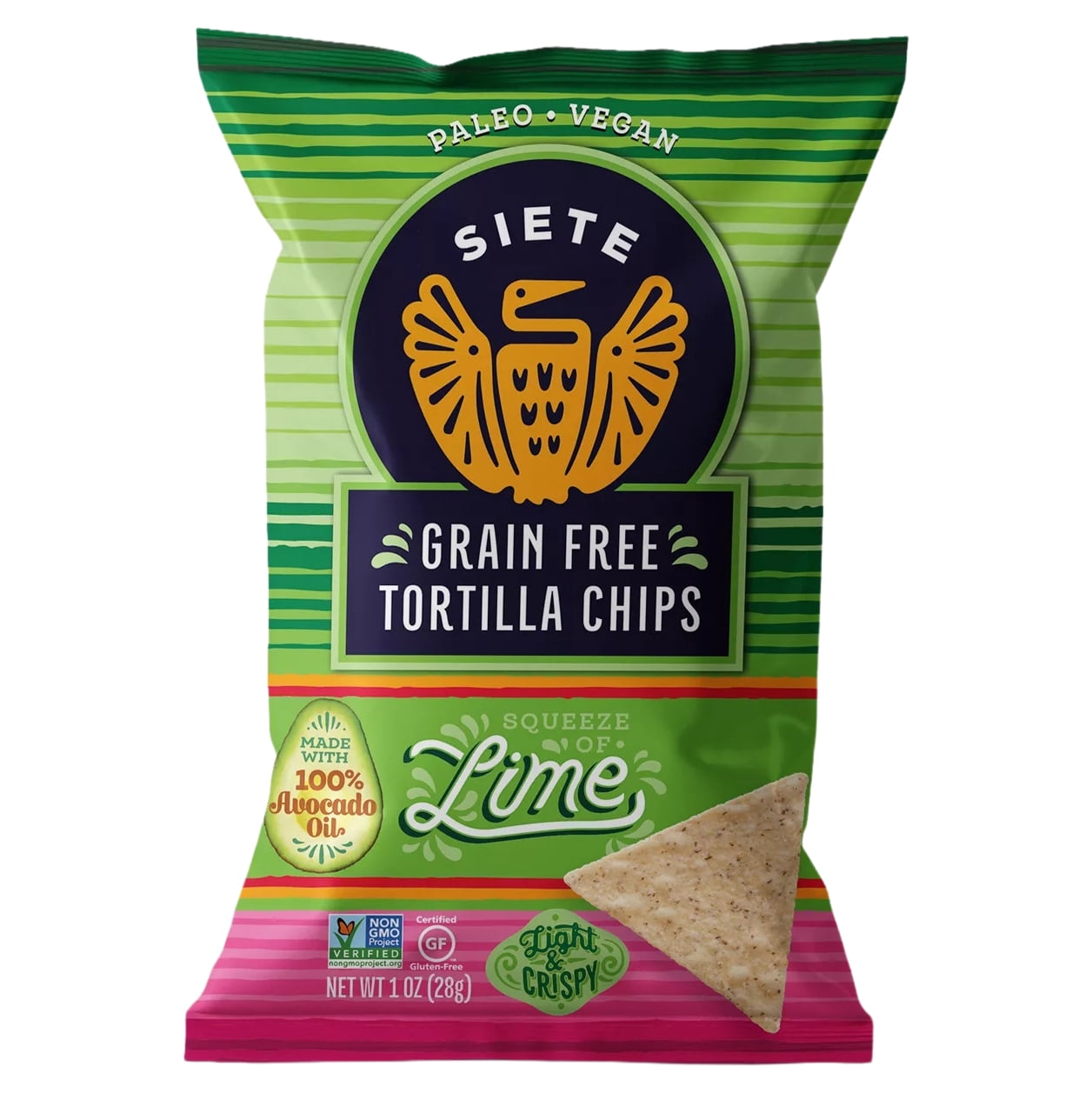 Siete Grain Free Variety Tortilla Chips, 1 Ounce (14 Count)