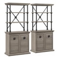 thumbnail image 1 of Coliseum Bookcase with Doors (Set of Two) in Driftwood Gray - Engineered Wood, 1 of 7