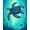 Blue, Pattern 11, variant on ODIKA 4' x 6' Machine Washable Non-Slip Area Rug, Marine Wave High Traffic Rug, Blue, 2964