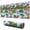 LightColor Dinosaurs Volcanoes, variant on Long Mouse Pads for Desk,LightColor Dinosaurs Volcanoes Pattern Desk Mats on Top Of Desks, Desk Mouse Pad Extra Large with 3mm Non-Slip Base and Stitched Edge for Gaming,Office,Work,Home 31.5"x11.8"