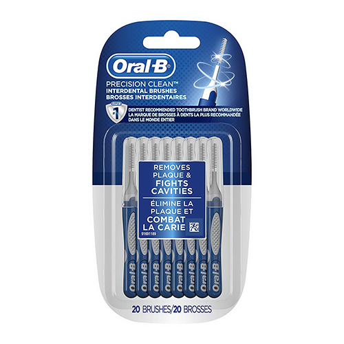 OralB Precision Clean Interdental Brushes, 20 Ea, 6 Pack