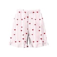 thumbnail image 4 of AUNVITO Women's Pajama Set Button Down Short Sleeve Top and Shorts Cute and Comfortable Sleepwear Loungewear, 4 of 7