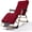 Burgundy, variant on Sun Lounger Chair Cushions, 65inch Lounge Chaise Cushion Mattress with Non-Slip Back Elastic Sleeve for Garden Outdoor/Indoor/Sofa/Tatami/Bench, Brown(Chair not included)