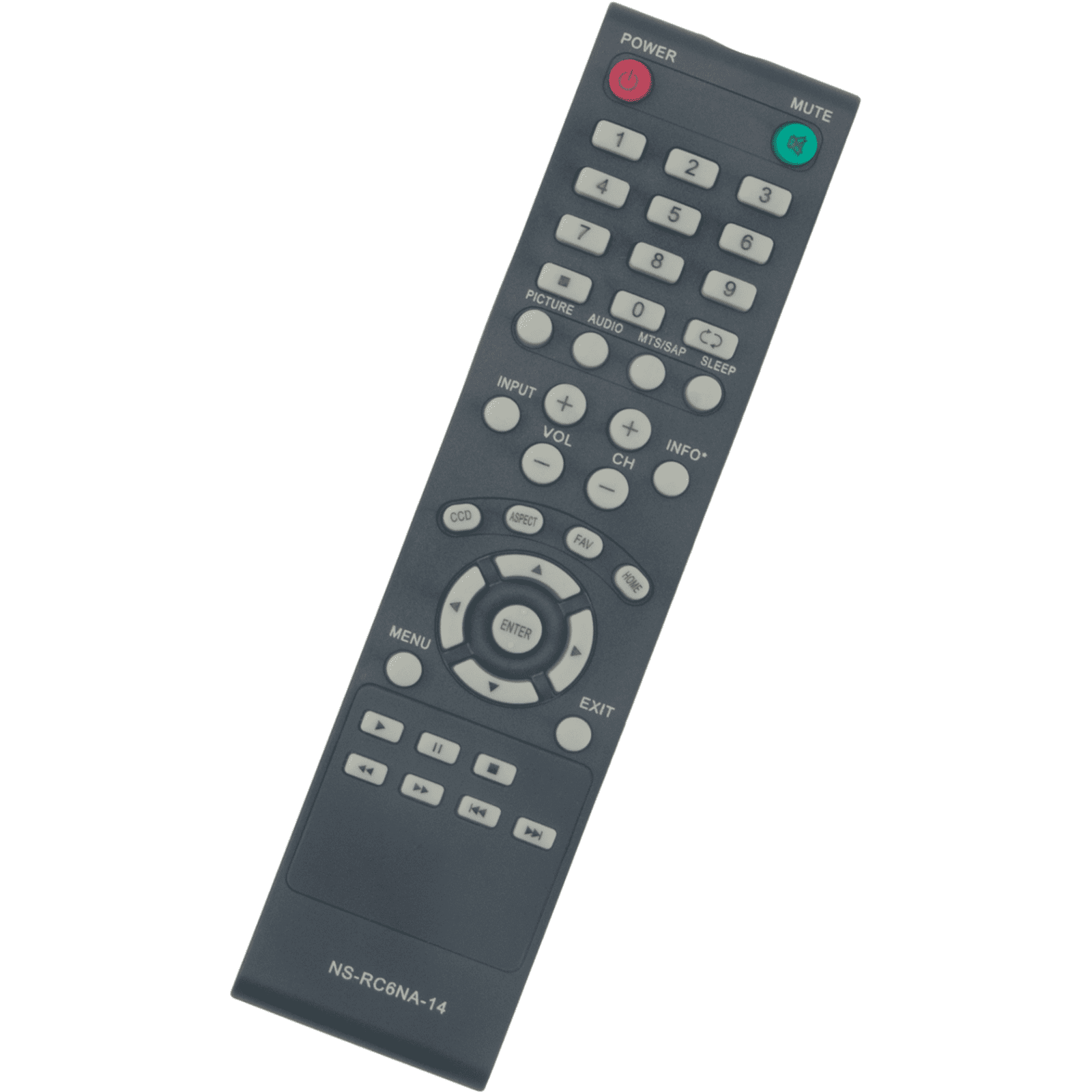 NSRC6NA14 Replace Remote Control for Insignia TV NS24E40SNA14 NS