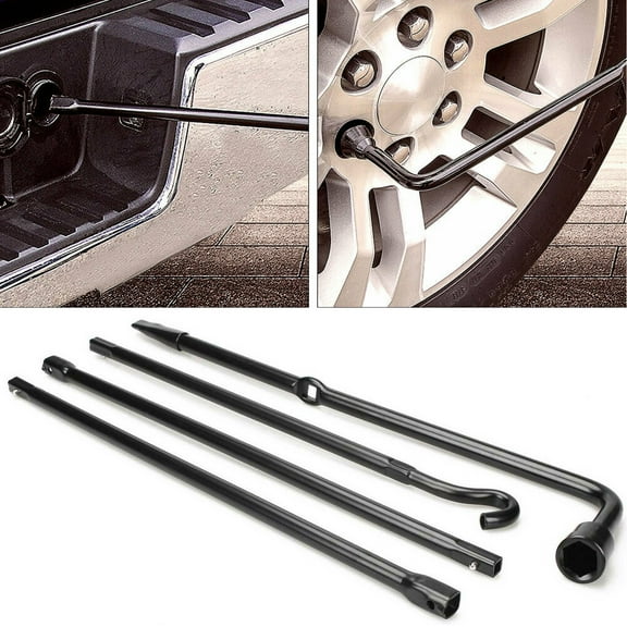 Dayplus Spare Tire Tool 2004-14 fits F150 Lug Wrench Extension Iron Kit Replacement Set