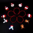 thumbnail image 4 of Mightlink 1 Set Christmas Headband Luminescent Flexible Adorable Glasses Braids Accessories Decoration for Festival, 4 of 7