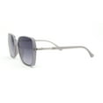 thumbnail image 3 of Womens Classic Chic Understated 90s Designer Fashion Butterfly Sunglasses Grey - Smoke, 3 of 4