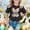 Black, variant on Adorable Bunny Print Girls Short Sleeve Tee with Bow Tie Casual Summer Top for Toddlers and Kids Short Sleeve Shirt for Girls Tees Kids Tshirts Clothes Summer Tops T-Shirt