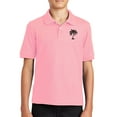 thumbnail image 4 of Mercatoo Short Sleeve Piq𝘂e Pol𝗼 Shirts for Boys Girls 𝗣alm Tree Aesthetic Tops 𝗚olf Tops Teen Kids School 𝗨niform Shirts, 4 of 8